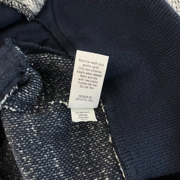 Athleta Full Zip Sweatshirt‎ Women's Size XS Gray Blue 100% Cotton Pockets Yoga - Picture 10 of 10